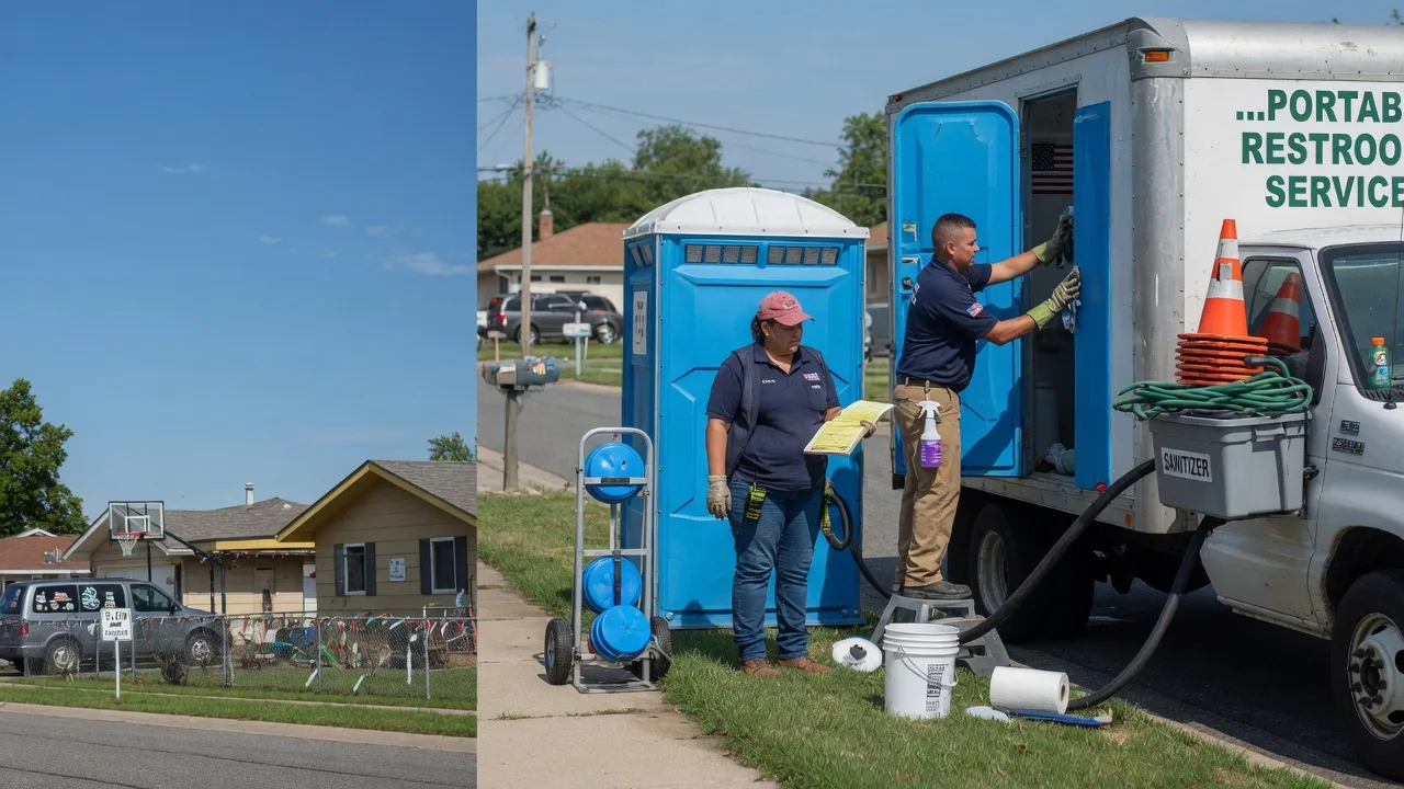Portable Toilet Rental in Bardolph, IL near me